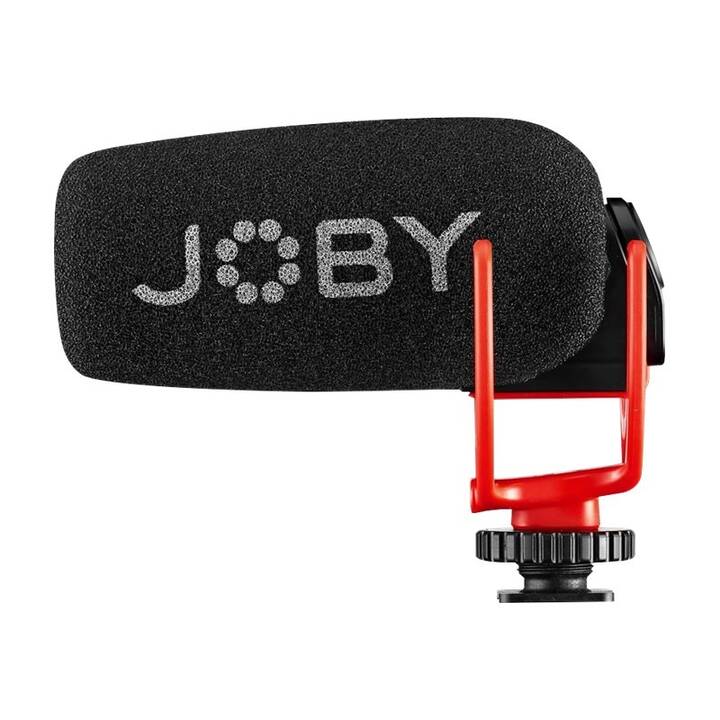 JOBY Wavo Microphone de table (Black, Rouge)