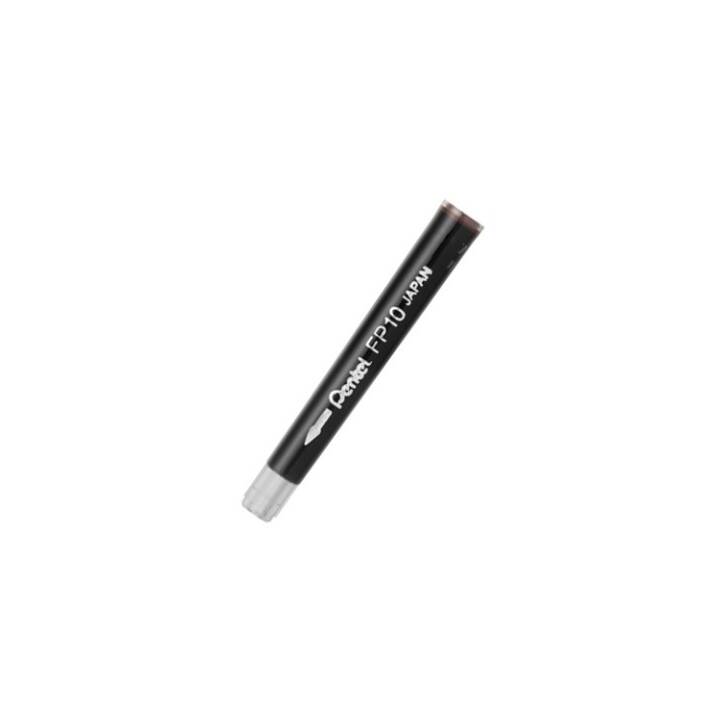 PENTEL Mine de stylo à bille Pocket Brush (Noir, 4 pièce)