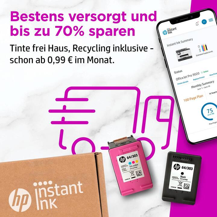 HP Envy 6022e  (Tintendrucker, Farbe, Instant Ink, WLAN)