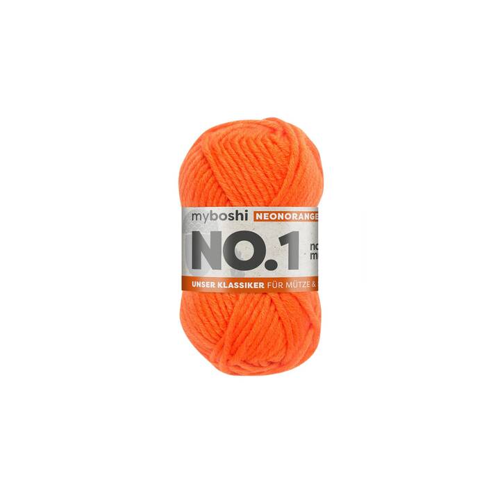 MYBOSHI Lana Nr.1 (50 g, Arancione)