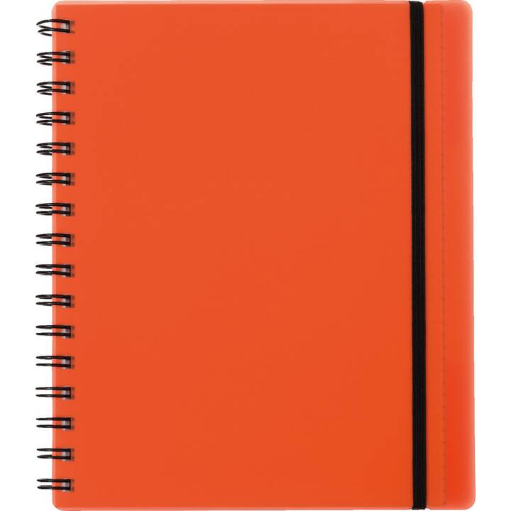 KOLMA RACER Notebook Easy KolmaFlex A5 rouge, quadrillé 5mm 100 feuilles