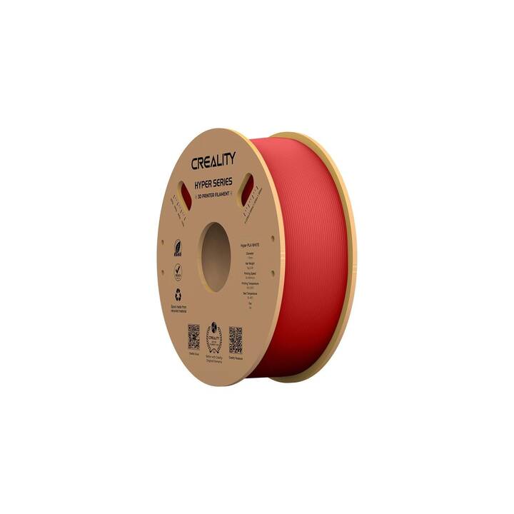 CREALITY Filamento Hyper Rosso (1.75 mm, Acido polilattico (PLA))