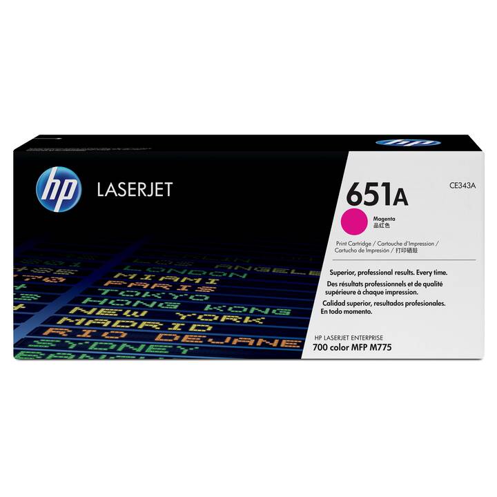 HP 651A (Cartouche individuelle, Magenta)
