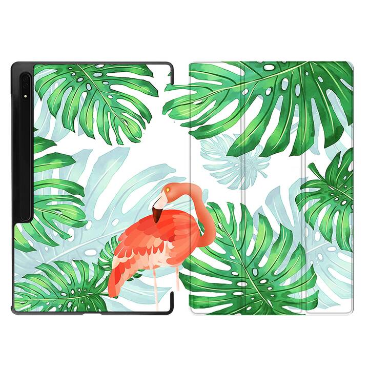 EG Hülle für Samsung Galaxy Tab S8 Ultra 14.6" (2022) - Grün - Flamingo
