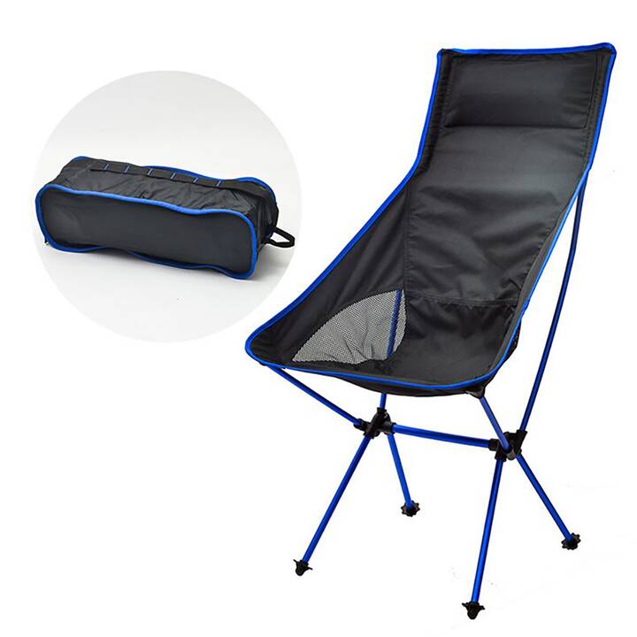 EG Chaise de camping - bleu