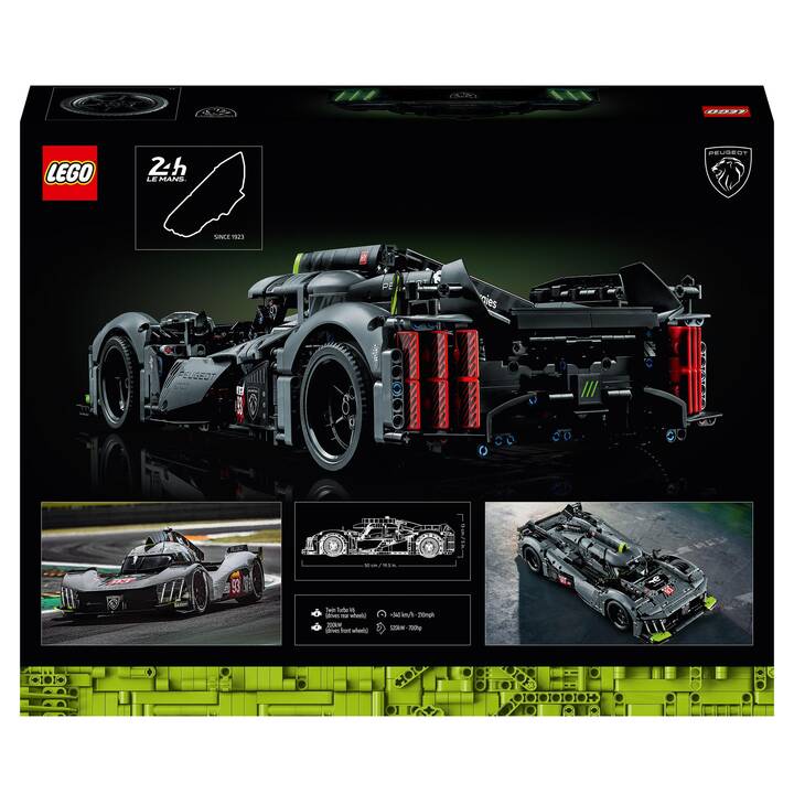 LEGO Technic PEUGEOT 9X8 24H Le Mans Hybrid Hypercar (42156)