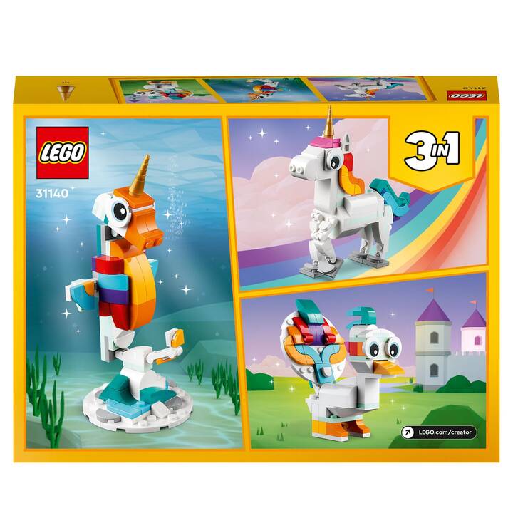 LEGO Creator 3-in-1 La licorne magique (31140)