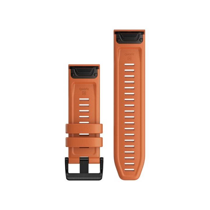GARMIN QuickFit Cinturini (Garmin, fenix 6X Pro, tactix Delta, Arancione)