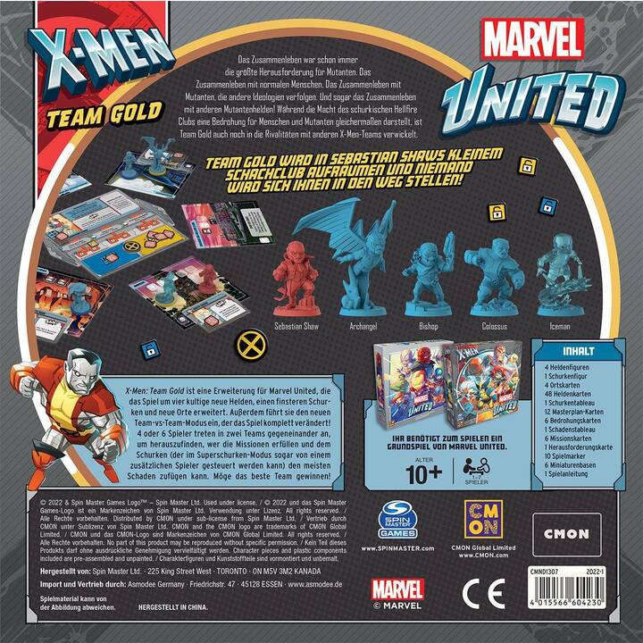 CMON Marvel United: X-Men – Team Gold (DE)