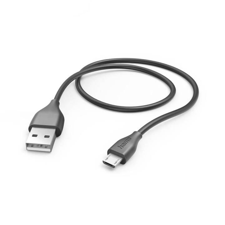 HAMA Câble (Micro USB, USB 2.0 Type-A, 1.5 m)