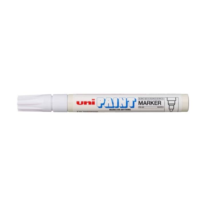 UNI-BALL Permanent Marker Paint (Weiss, 1 Stück)