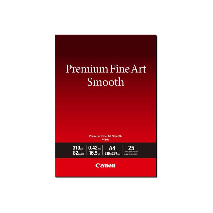 CANON Fine Art Smooth Carta fotografica (25 foglio, A3+, 310 g/m2)