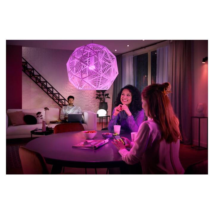 PHILIPS HUE LED Birne White & Color Ambiance (E27, Bluetooth, 9 W)