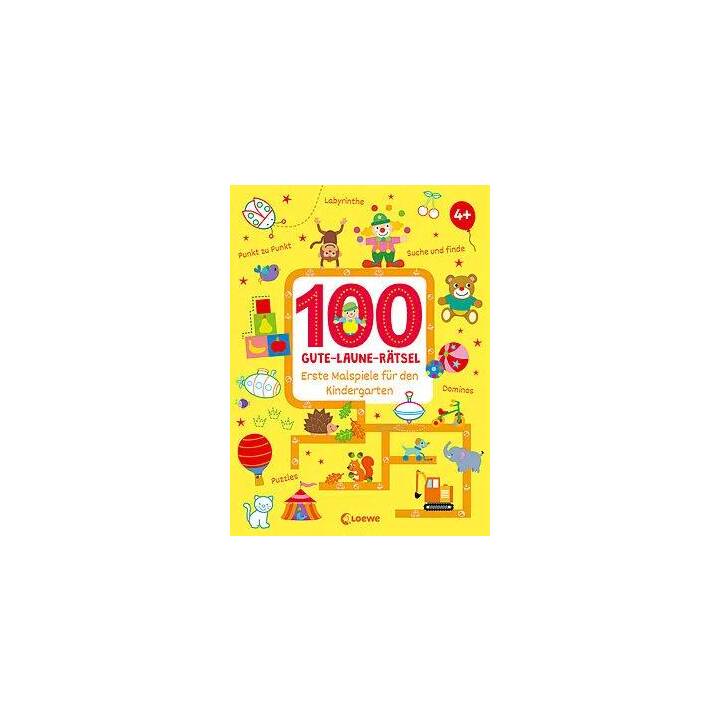 100 Gute-Laune-Rätsel - Erste Malspiele für den Kindergarten