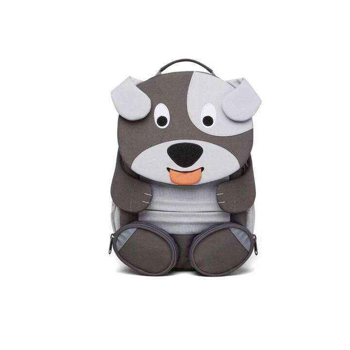 AFFENZAHN Sac à dos Hund (8 l, Gris foncé, Gris clair)