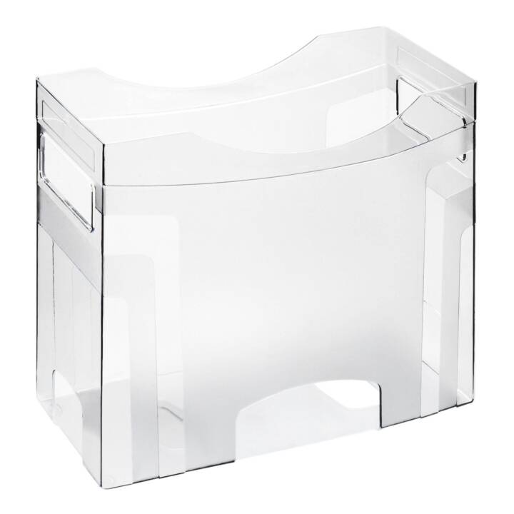 ROTHO Scatola per cartelle sospese Cube (A4, Transparente, 1 pezzo)