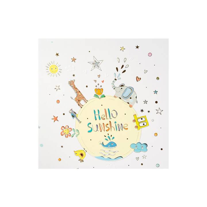 GOLDBUCH Album de bébé Hello Sunshine (Animal, Multicolore)