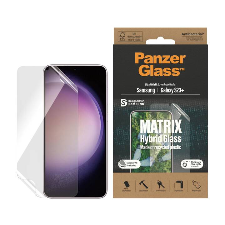 PANZERGLASS Verre de protection d'écran (Galaxy S23+, 1 pièce)