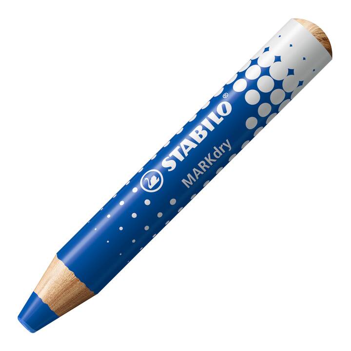 STABILO Crayons de couleur MARKdry (Bleu, 5 pièce)