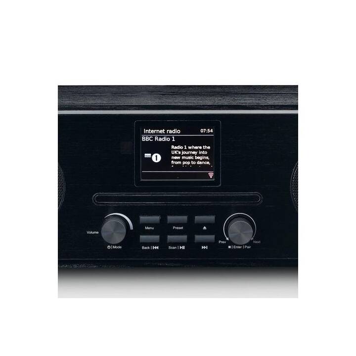 LENCO DIR-261BK Radio per cucina / -bagno (Nero)