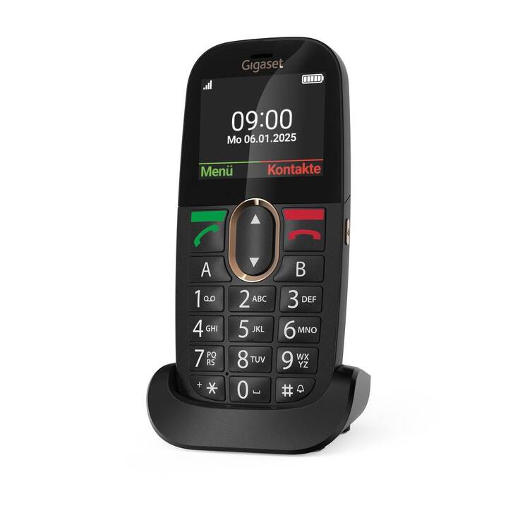 GIGASET GL695 (128 MB, Schwarz, 2.31", 2 MP)
