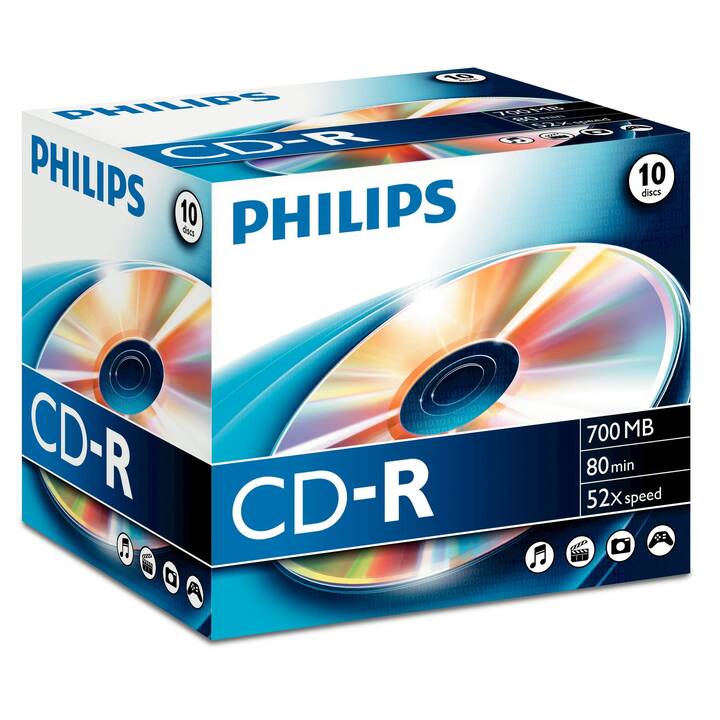 PHILIPS CD-R CR7D5NJ10 (700 Mo)