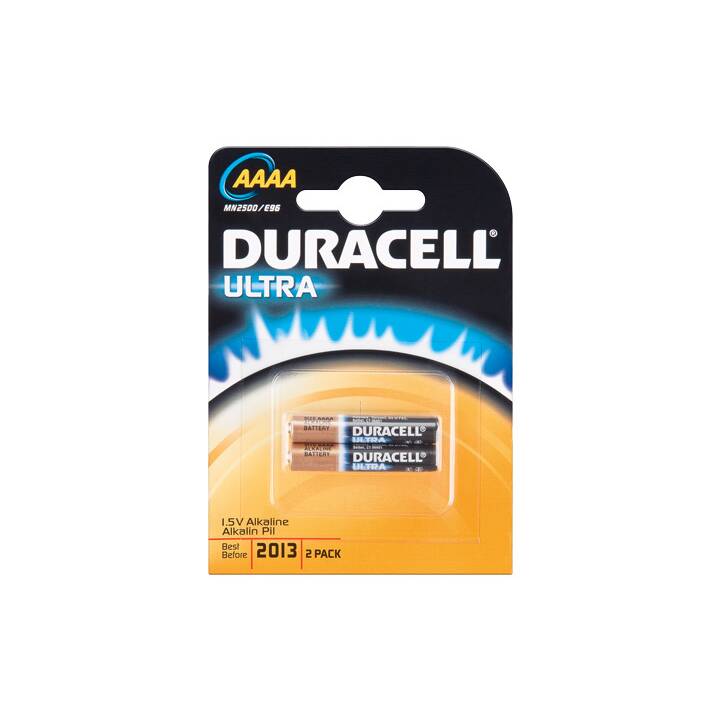 DURACELL Ultra LR8D425 Batterie (AAAA / Mini / LR61, 2 pièce)