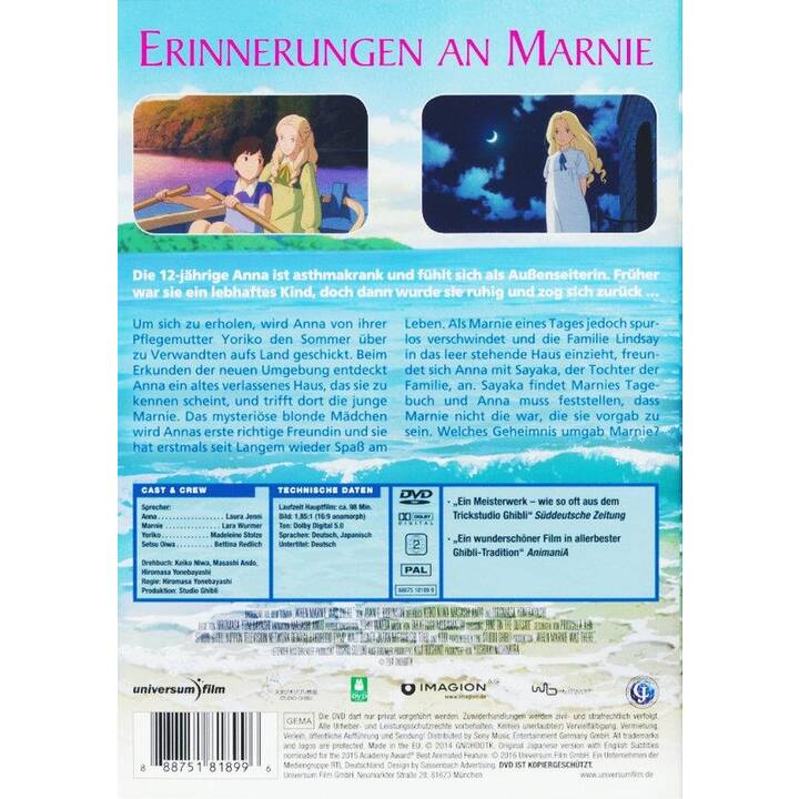 Erinnerungen an Marnie (DE, JA)