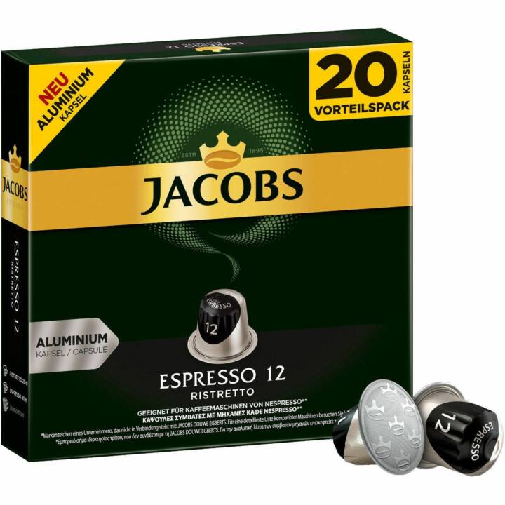JACOBS Capsules de Café Ristretto (20 pièce)