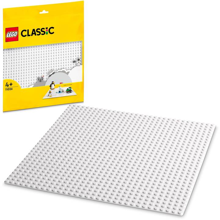 LEGO Classic La plaque de construction blanche (11026)