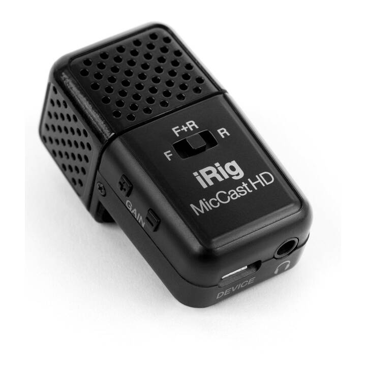 IK MULTIMEDIA iRig Mic Cast HD Microphone pour appareils mobiles (Noir)