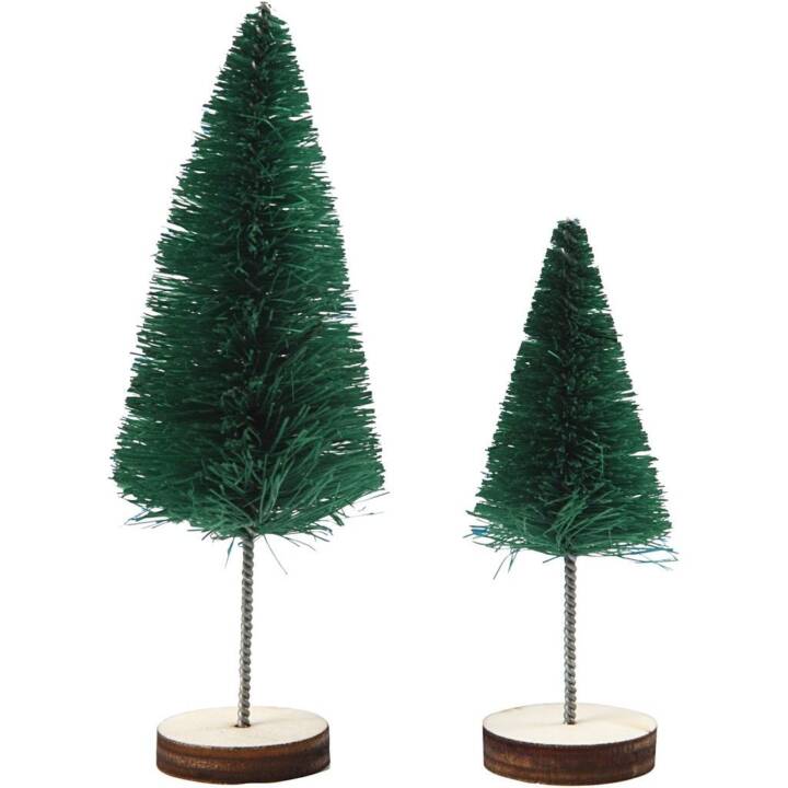 CREATIV COMPANY Weihnachtsaufsteller Trees (5 Stück, Bäumchen)