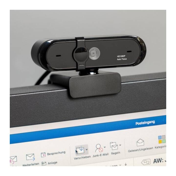 INTERTRONIC USB-Webcam 1080P Webcam (1920 x 1080)