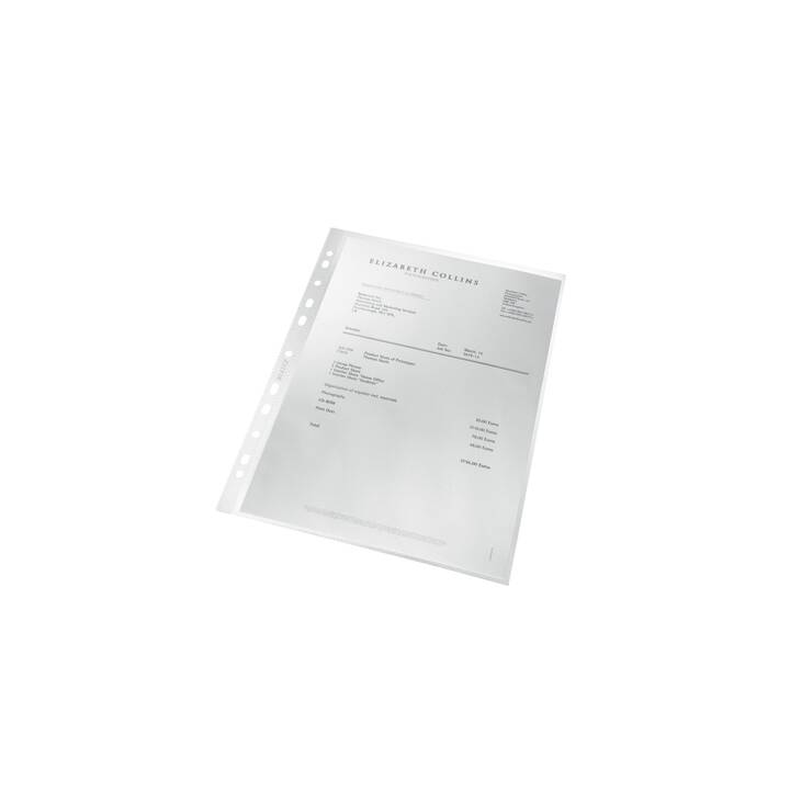 LEITZ Cartellina trasparente Recycle (Transparente, A4, 100 pezzo)