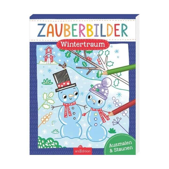 ARS EDITION Zauberbilder - Wintertraum Libro da colorare