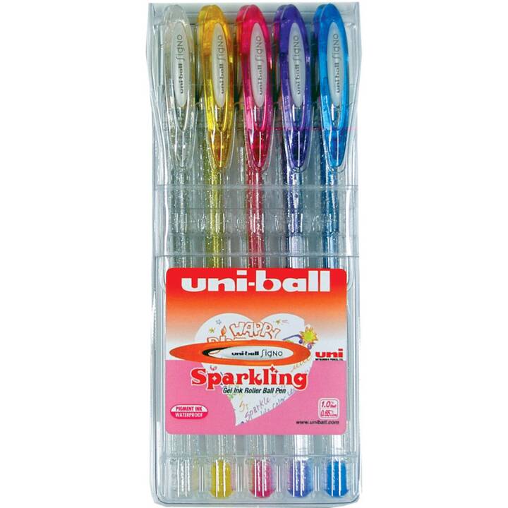 UNI Penna gel Signo Sparkling (Multicolore)