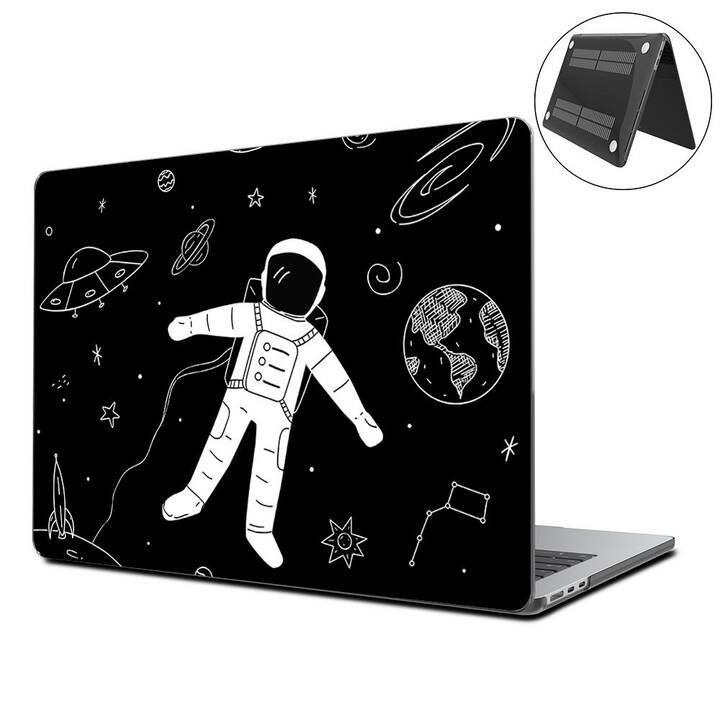 EG Coque rigide (Macbook Air 15" M3 2024, Astronaute, Noir)
