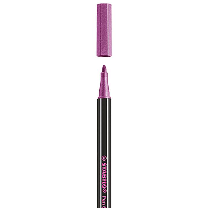 STABILO Pen 68 metallic Crayon feutre (Pink, 1 pièce)