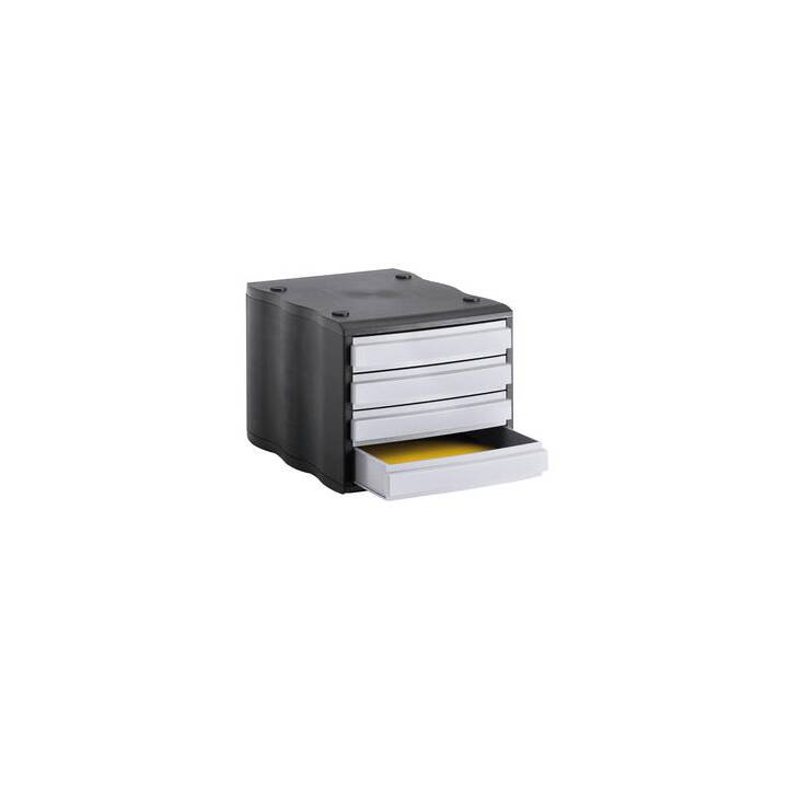 STYRO Büroschubladenbox (27.0 cm  x 35.5 cm  x 24.0 cm, Mehrfarbig)