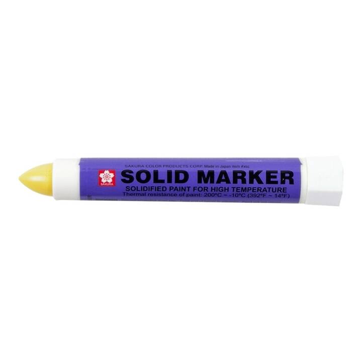 SAKURA Permanent Marker Solid (Gelb, 1 Stück)