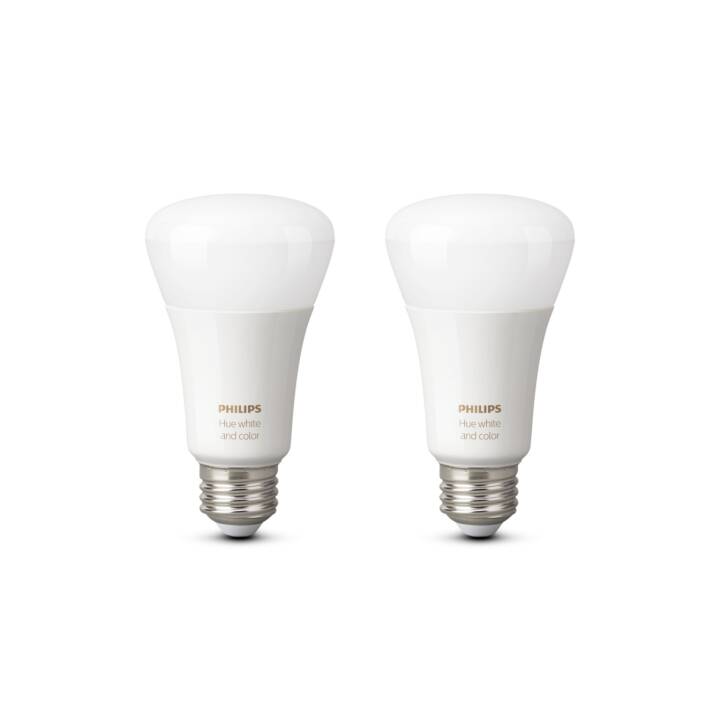 PHILIPS HUE LED Birne White and Color Ambiance (E27, 9.5 W)