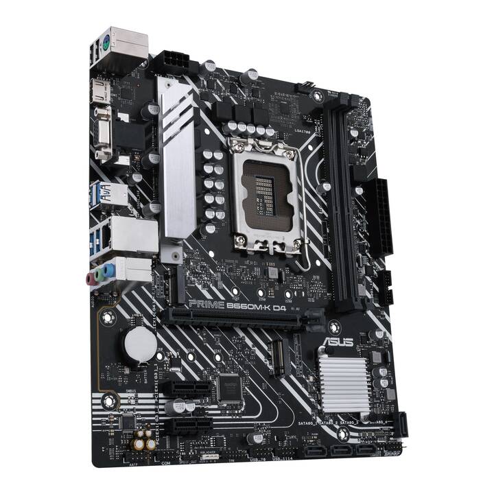 ASUS Prime B660M-K D4 (LGA 1700, Intel B660, Micro ATX)