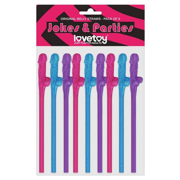 LOVETOY Paille à boire pénis Willy (Dames)