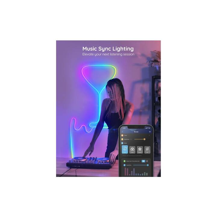 GOVEE Neon RGBIC LED Light-Strip (300 cm)