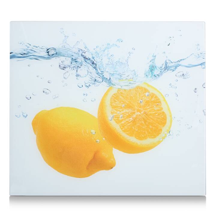 ZELLER PRESENT Kochfeldabdeckung Lemon Splash (56 x 50 cm)