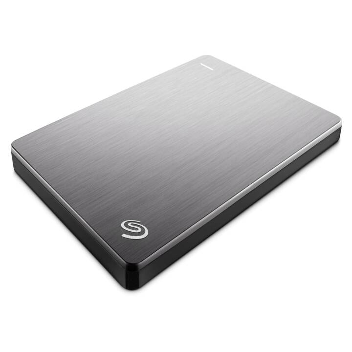 SEAGATE Backup Plus Slim (USB Typ-A, 1000 GB, Silber)