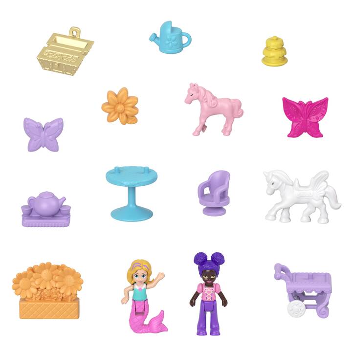 POLLY POCKET Unicorn Tea Party Set di figure da gioco