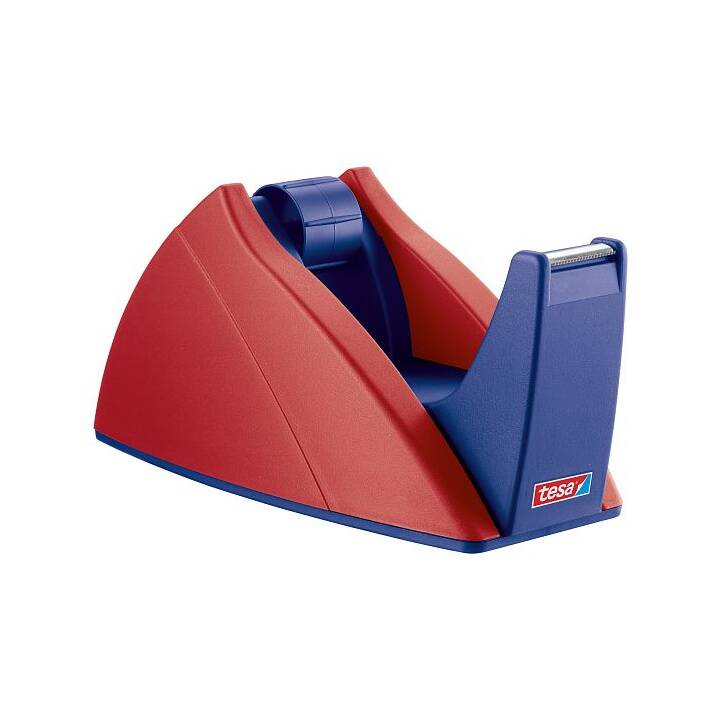 TESA Distributore di nastro Easy Cut (Rosso, Blu)