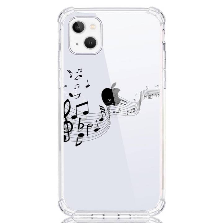 EG Backcover (iPhone 14 Plus, Musica, Transparente)