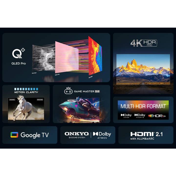 TCL 55C655 Smart TV (55", QLED, Ultra HD - 4K)